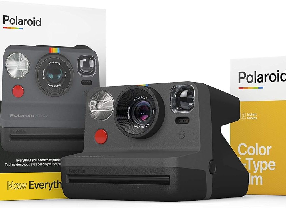 Originals Now I-Type Instant Camera and Film Bundle - Everything Box Black (6026)