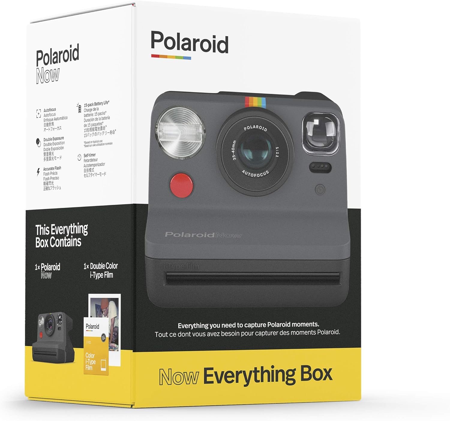 Originals Now I-Type Instant Camera and Film Bundle - Everything Box Black (6026) - Image 2