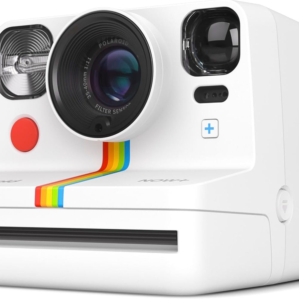 Refurbished Polaroid Now+ Bluetooth Connected I-Type Instant Camera - White (Renewed Premium) (9169)